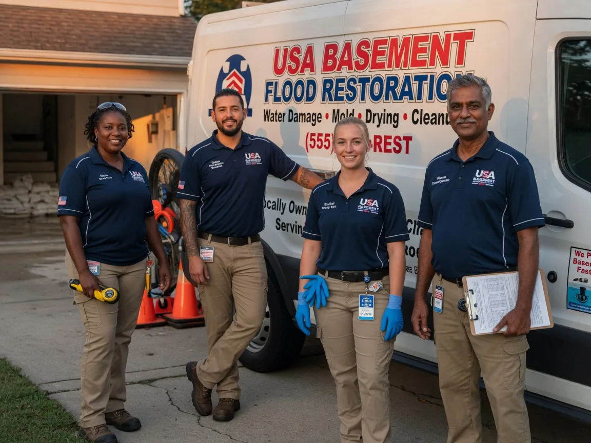 Basement Flood Cleanup company in Little Suamico, WI